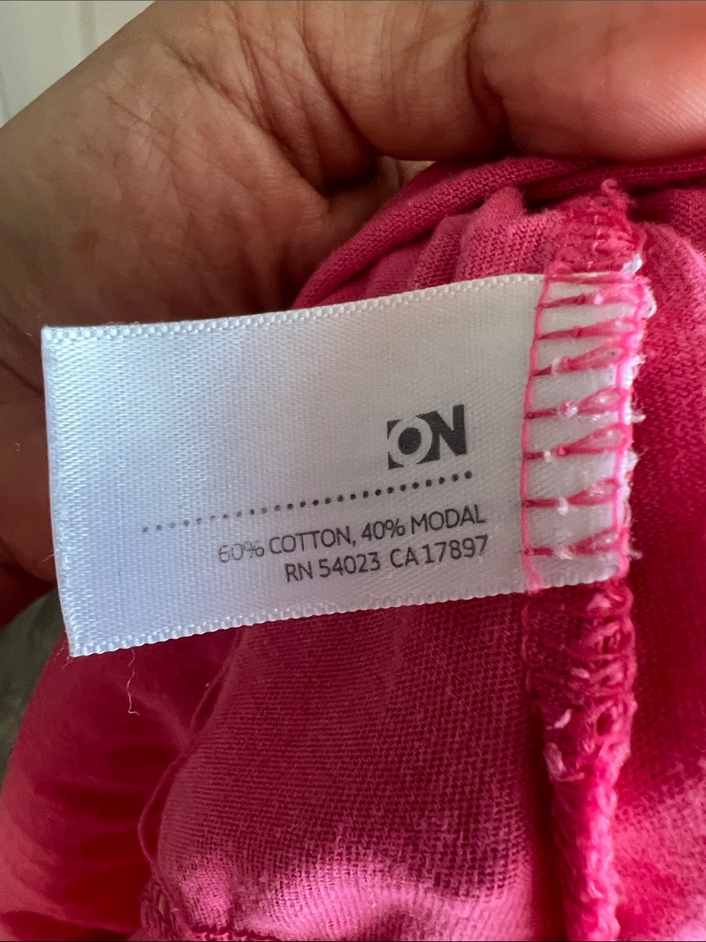 Old Navy Scoop Neck Flutter Sleeve Top - Hot Pink - Picture 5 of 5